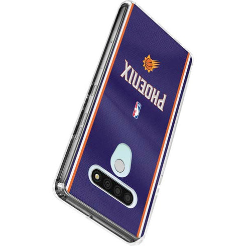 NBA Phoenix Suns Jersey LG Stylo 6 Clear Case