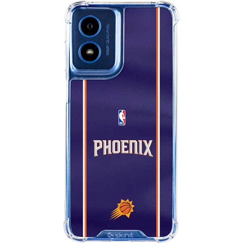 NBA Phoenix Suns Jersey Moto G 5G (2024) Clear Case
