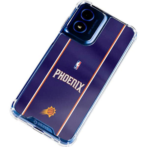 NBA Phoenix Suns Jersey Moto G 5G (2024) Clear Case