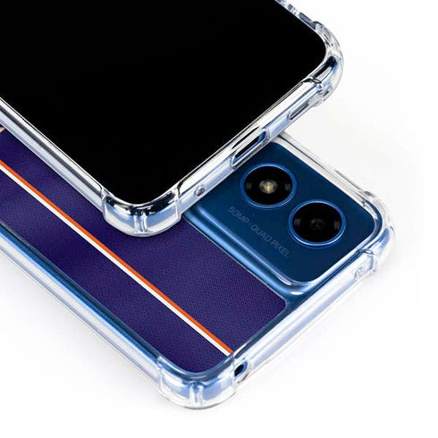 NBA Phoenix Suns Jersey Moto G 5G (2024) Clear Case