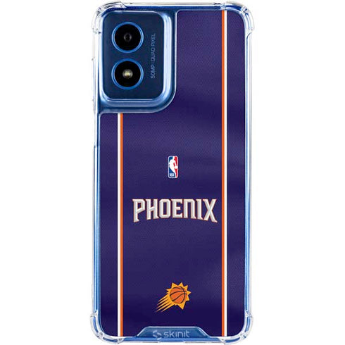 NBA Phoenix Suns Jersey Moto G Play 4G (2024) Clear Case