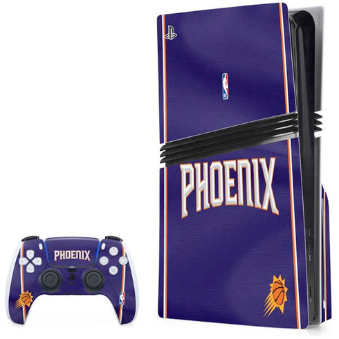 NBA Phoenix Suns Jersey PS5 Pro Disk Bundle Skin