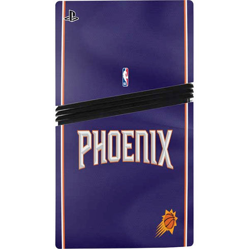 NBA Phoenix Suns Jersey PS5 Pro Disk Console Skin