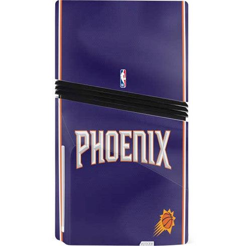 NBA Phoenix Suns Jersey PS5 Pro Disk Console Skin
