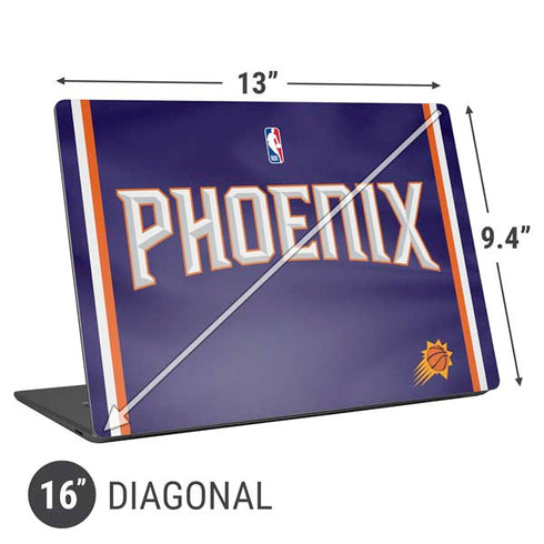 NBA Phoenix Suns Jersey Universal Laptop 16in (13 x 9.4in) Skin