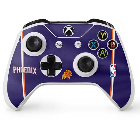 NBA Phoenix Suns Jersey Xbox One S Console and Controller Bundle Skin