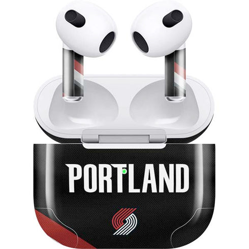 NBA Portland Trail Blazers Jersey Apple AirPods (3rd Gen 2021) Skin
