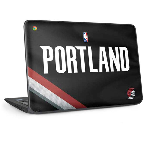 NBA Portland Trail Blazers Jersey HP Chromebook Skin