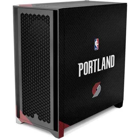 NBA Portland Trail Blazers Jersey Corsair 4000D Tempered Glass Mid-Tower ATX Case Skin