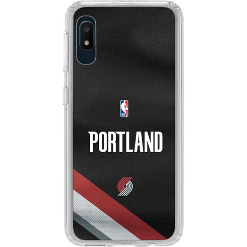 NBA Portland Trail Blazers Jersey Galaxy A10e Clear Case
