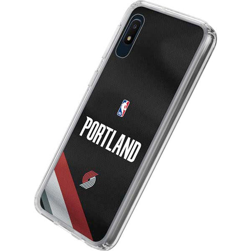NBA Portland Trail Blazers Jersey Galaxy A10e Clear Case