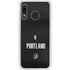 NBA Portland Trail Blazers Jersey Galaxy A20 Clear Case