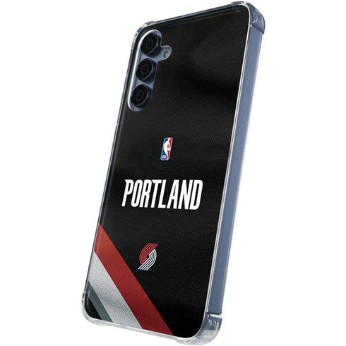 NBA Portland Trail Blazers Jersey Galaxy A35 5G Clear Case