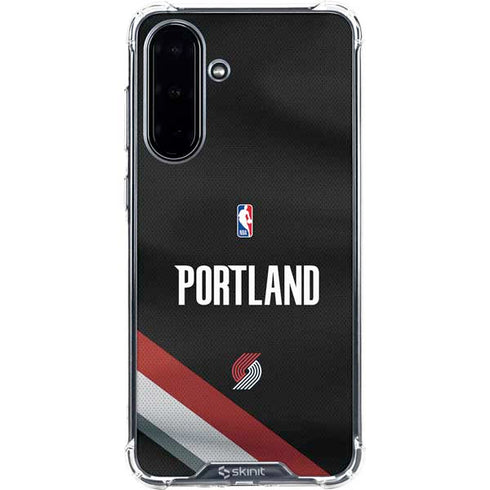 NBA Portland Trail Blazers Jersey Galaxy A36 5G Clear Case