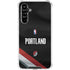 NBA Portland Trail Blazers Jersey Galaxy A54 5G Clear Case