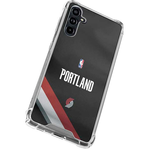 NBA Portland Trail Blazers Jersey Galaxy A54 5G Clear Case