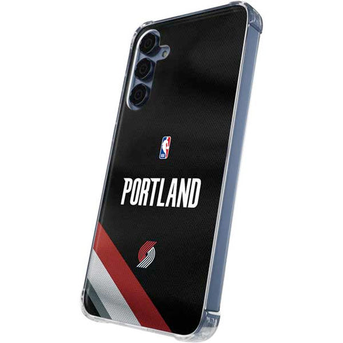 NBA Portland Trail Blazers Jersey Galaxy A55 5G Clear Case