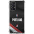 NBA Portland Trail Blazers Jersey Galaxy A72 5G Clear Case