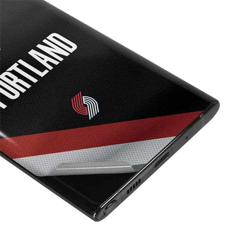 NBA Portland Trail Blazers Jersey Galaxy Note 10 Plus Skin