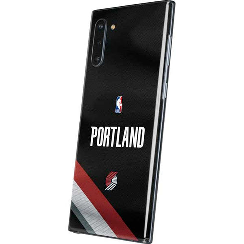 NBA Portland Trail Blazers Jersey Galaxy Note 10 Skin