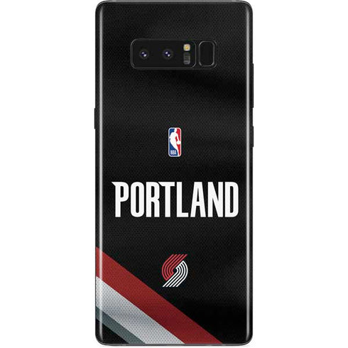 NBA Portland Trail Blazers Jersey Galaxy Note 8 Skin