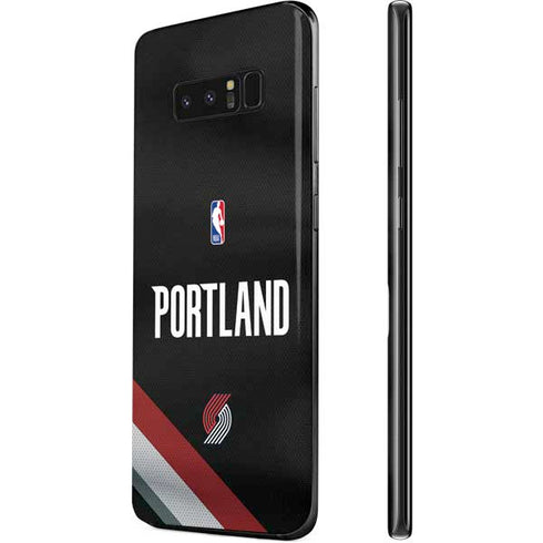 NBA Portland Trail Blazers Jersey Galaxy Note 8 Skin