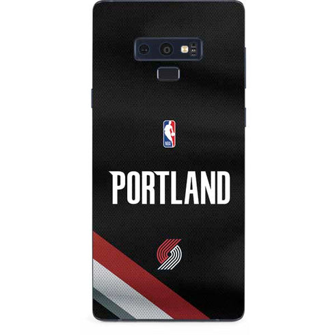 NBA Portland Trail Blazers Jersey Galaxy Note 9 Skin