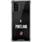 NBA Portland Trail Blazers Jersey Galaxy Note20 5G Clear Case
