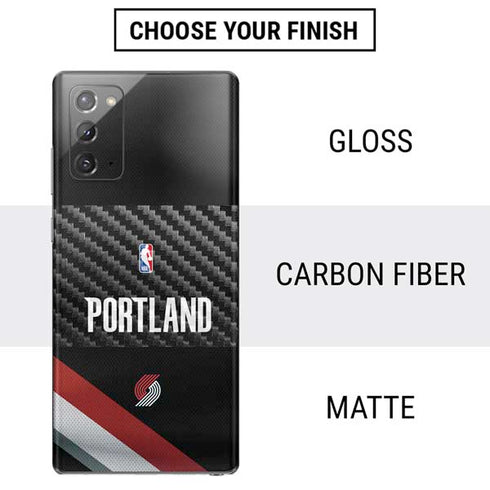 NBA Portland Trail Blazers Jersey Galaxy Note20 5G Skin