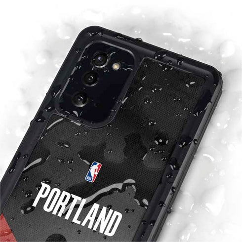 NBA Portland Trail Blazers Jersey Galaxy Note20 5G Waterproof Case