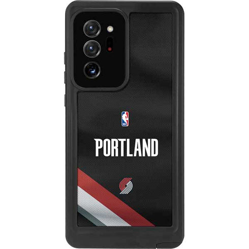 NBA Portland Trail Blazers Jersey Galaxy Note20 Ultra 5G Waterproof Case