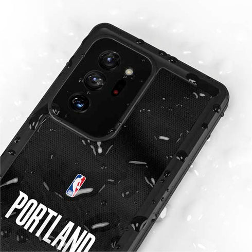 NBA Portland Trail Blazers Jersey Galaxy Note20 Ultra 5G Waterproof Case