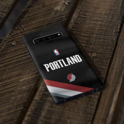 NBA Portland Trail Blazers Jersey Galaxy S10 Skin