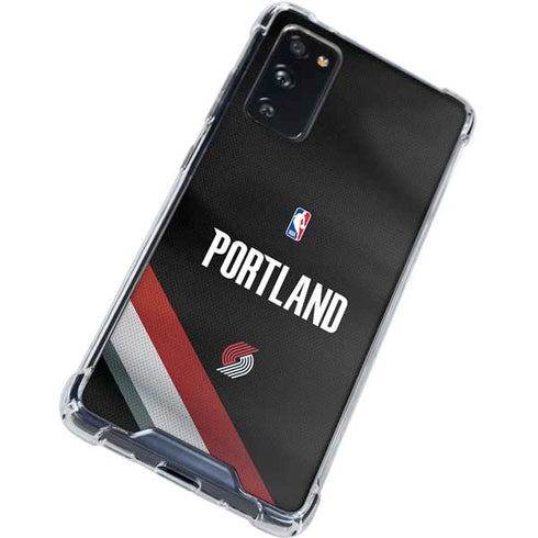 NBA Portland Trail Blazers Jersey Galaxy S20 FE Clear Case