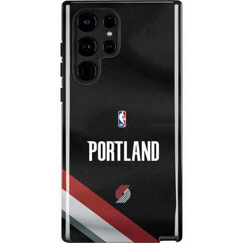 NBA Portland Trail Blazers Jersey Galaxy S22 Ultra Pro Case