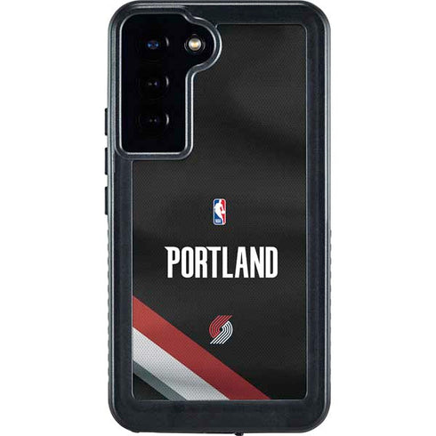NBA Portland Trail Blazers Jersey Galaxy S24 Plus Waterproof Case