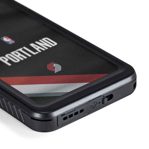 NBA Portland Trail Blazers Jersey Galaxy S24 Plus Waterproof Case