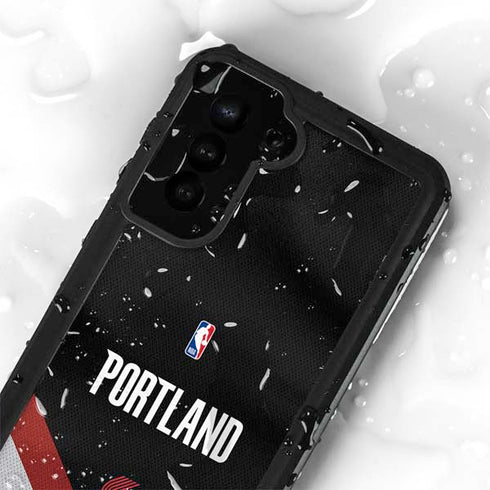 NBA Portland Trail Blazers Jersey Galaxy S24 Plus Waterproof Case