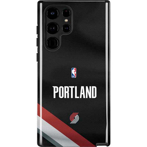 NBA Portland Trail Blazers Jersey Galaxy S24 Ultra Impact Case