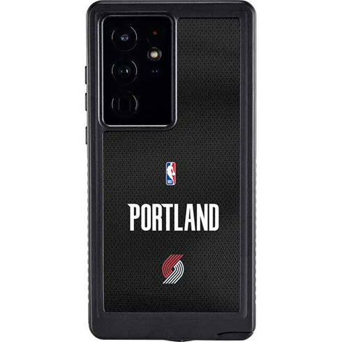 NBA Portland Trail Blazers Jersey Galaxy S24 Ultra Waterproof Case