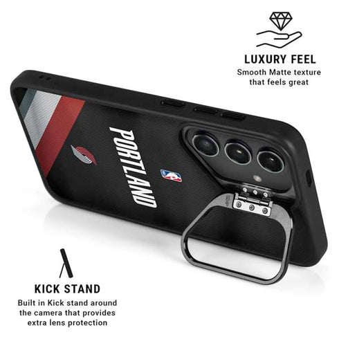 NBA Portland Trail Blazers Jersey Galaxy S25 Kickstand Case