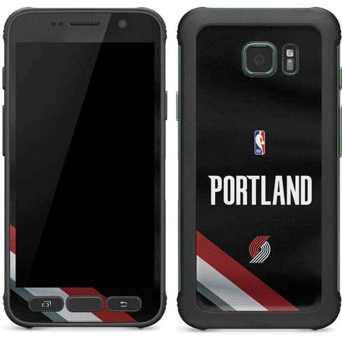NBA Portland Trail Blazers Jersey Galaxy S7 Active Skin