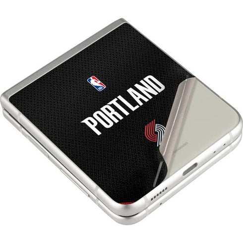 NBA Portland Trail Blazers Jersey Galaxy Z Flip3 5G Skin