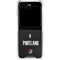 NBA Portland Trail Blazers Jersey Galaxy Z Flip5 5G Clear Case