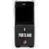 NBA Portland Trail Blazers Jersey Galaxy Z Flip5 5G Clear Case