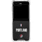 NBA Portland Trail Blazers Jersey Galaxy Z Flip6 Clear Case
