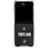 NBA Portland Trail Blazers Jersey Galaxy Z Flip6 Clear Case