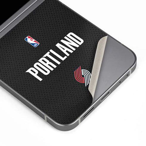 NBA Portland Trail Blazers Jersey Galaxy Z Flip6 Skin