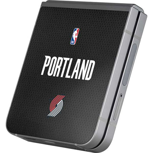 NBA Portland Trail Blazers Jersey Galaxy Z Flip6 Skin