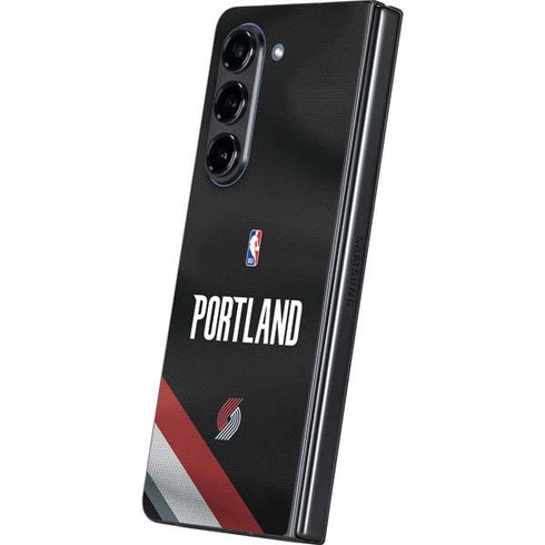 NBA Portland Trail Blazers Jersey Galaxy Z Fold5 5G Skin